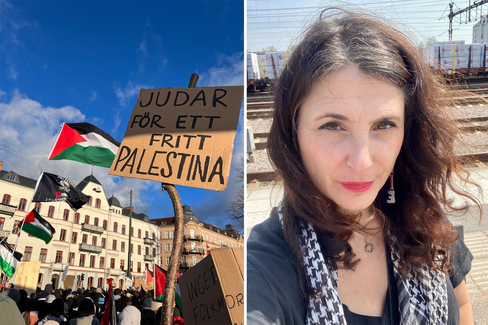 En Palestinasjal gör mig inte till en kapo