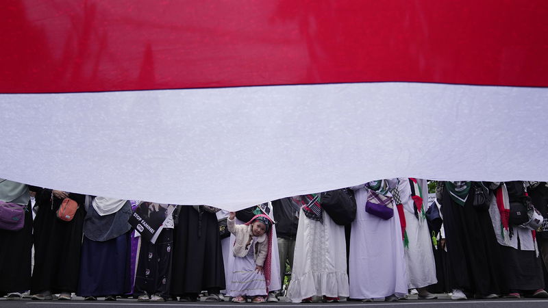 Indonesiens självständighetsdag firas den 17 augusti. Foto: Dita Alangkara/AP.