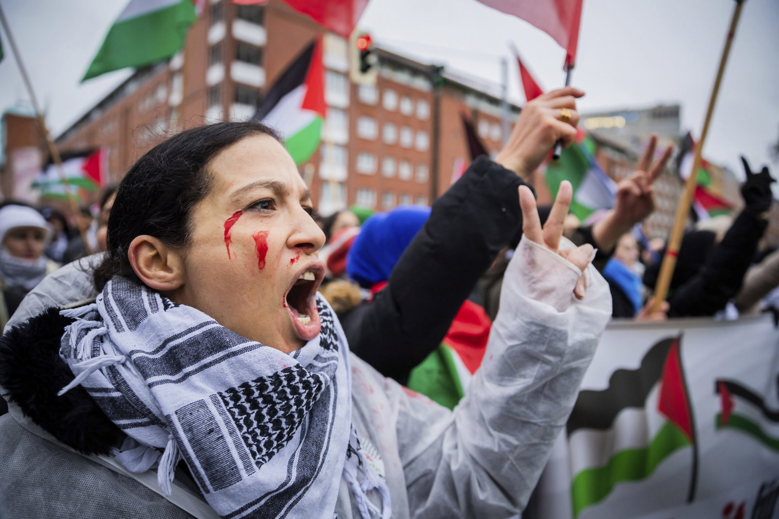 Aktivist dömd för propalestinsk ramsa i Tyskland