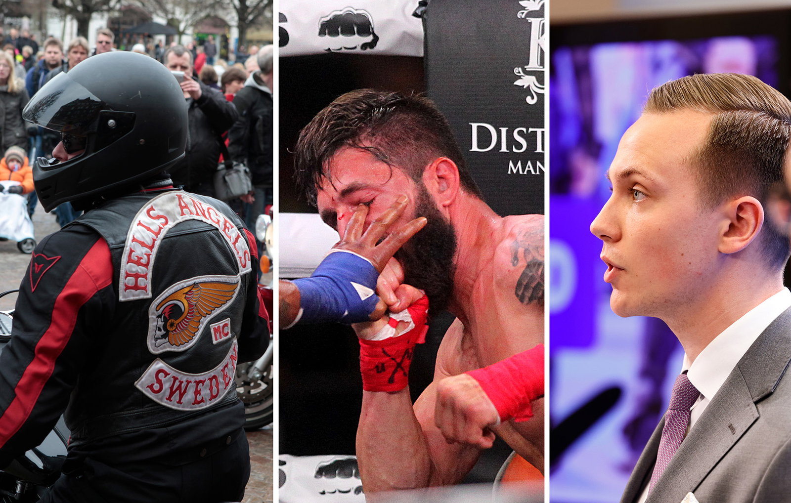 SD-topp vip-gäst på Hells Angels-kopplad boxning