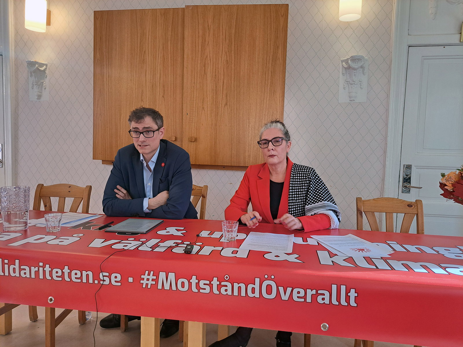 Nya vänsterpartiet Solidaritet utlovar ”motstånd överallt”
