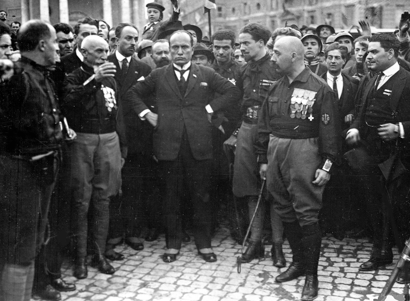 Fascismens ansikte har mjölkmustasch