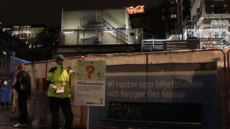 Fackliga byggare har tröttnat på 
att oseriösa bolag dumpar villkoren. Foto: Liz Fällman.