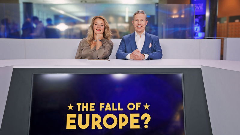 Den svenska debattören Henrik Jönsson har startat en tv-serie om ”Europas fall” tillsammans med tankesmedjan EPHI. Foto: The fall of Europe/EPHI/Via TT.