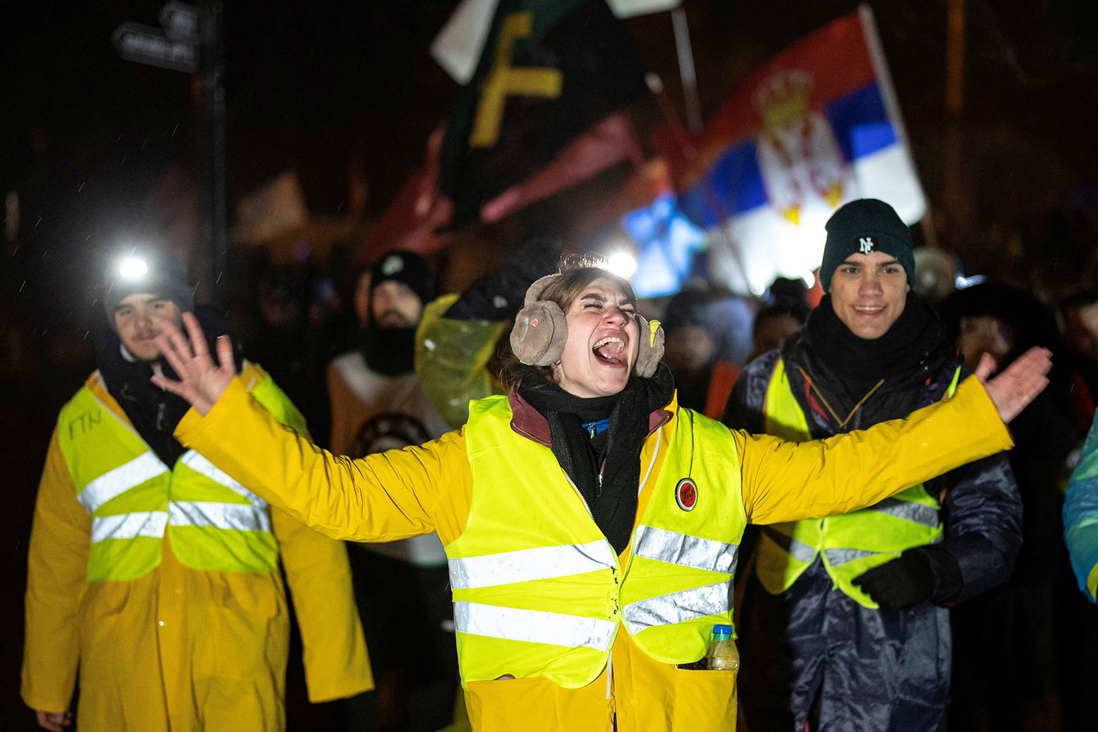Serbiens unga visar protesternas nya ansikte