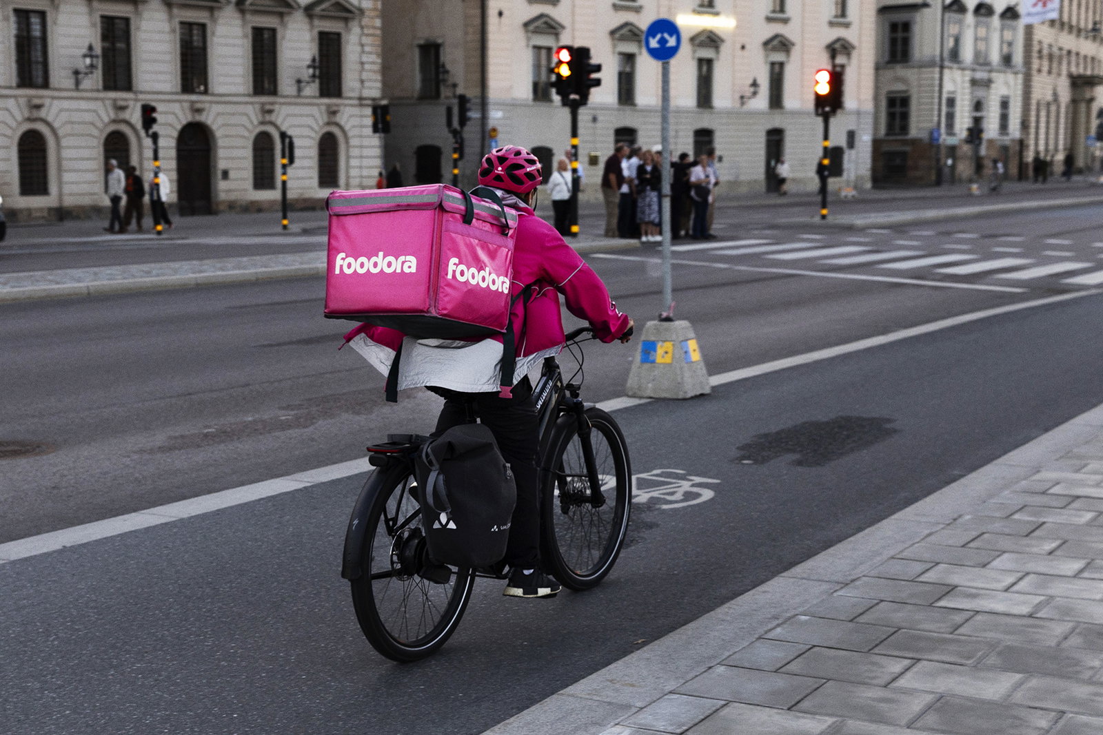 Få av Foodoras bud omfattas av kollektivavtal