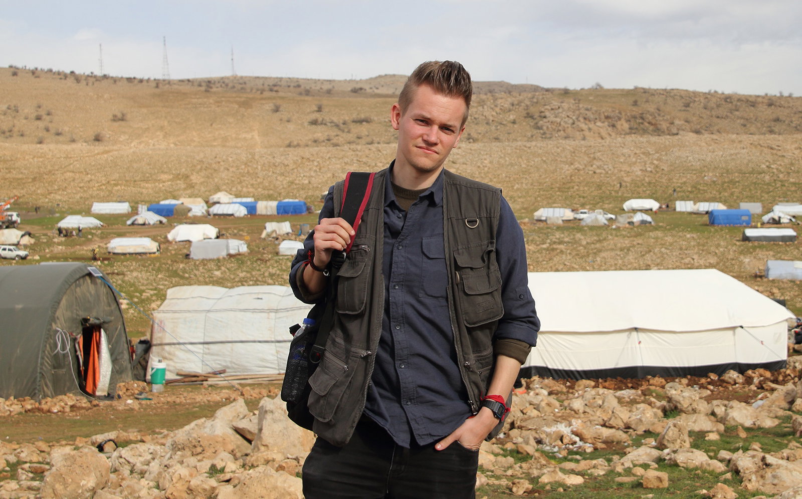 Journalisten Joakim Medin gripen i Turkiet