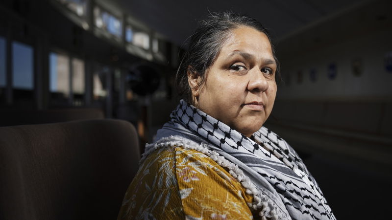 Lorena Delgado Varas får både stöd och kritik efter sina kontroversiella delningar. Foto: Linus Sundahl-Djerf/SVD/TT.