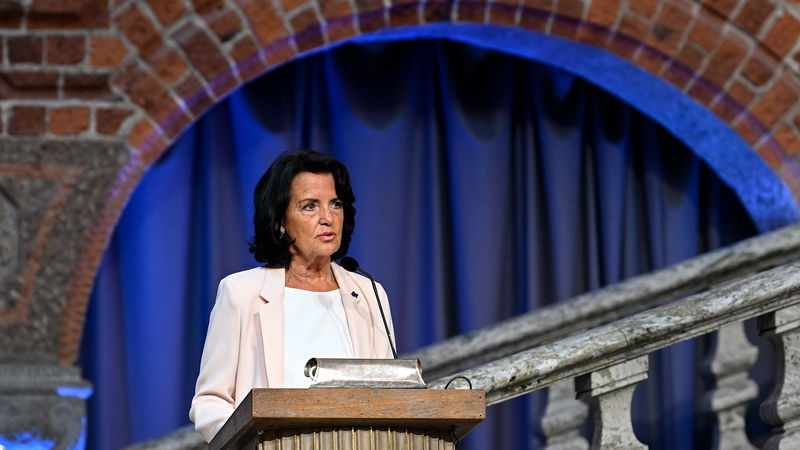 Anne Ramberg är ordförande för styrelsen på Uppsala universitet, och är tillsammans med rektor Anders Hagfeldt en av brevets undertecknare. Foto: Anders Wiklund / TT.