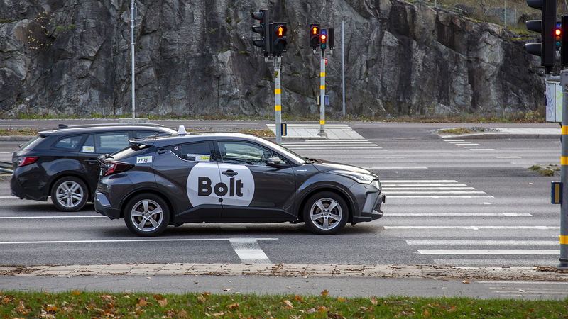 Bolt är ett av de två stora apptaxibolagen i Sverige, tillsammans med Uber. Foto: Martina Holmberg/TT.