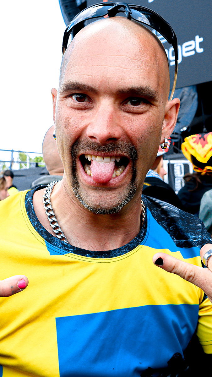 Martin, 39, tycker att Sverige behöver bli ett mer enat land. Foto: Magnus Bjerg Sturm.