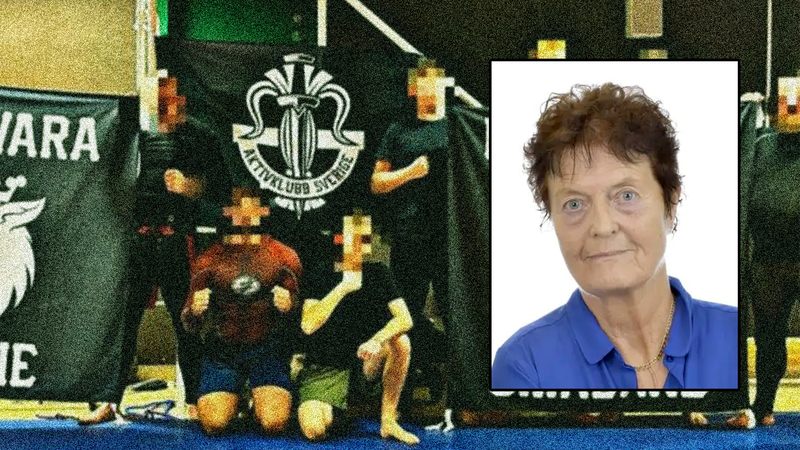 Christina Nilsson är kommunpolitiker i Kinda och tidigare ersättare i riksdagen. I Bulletin och på X hyllar hon nazistnätverket Aktivklubb. Foto: Skärmdump/Riksdagen.