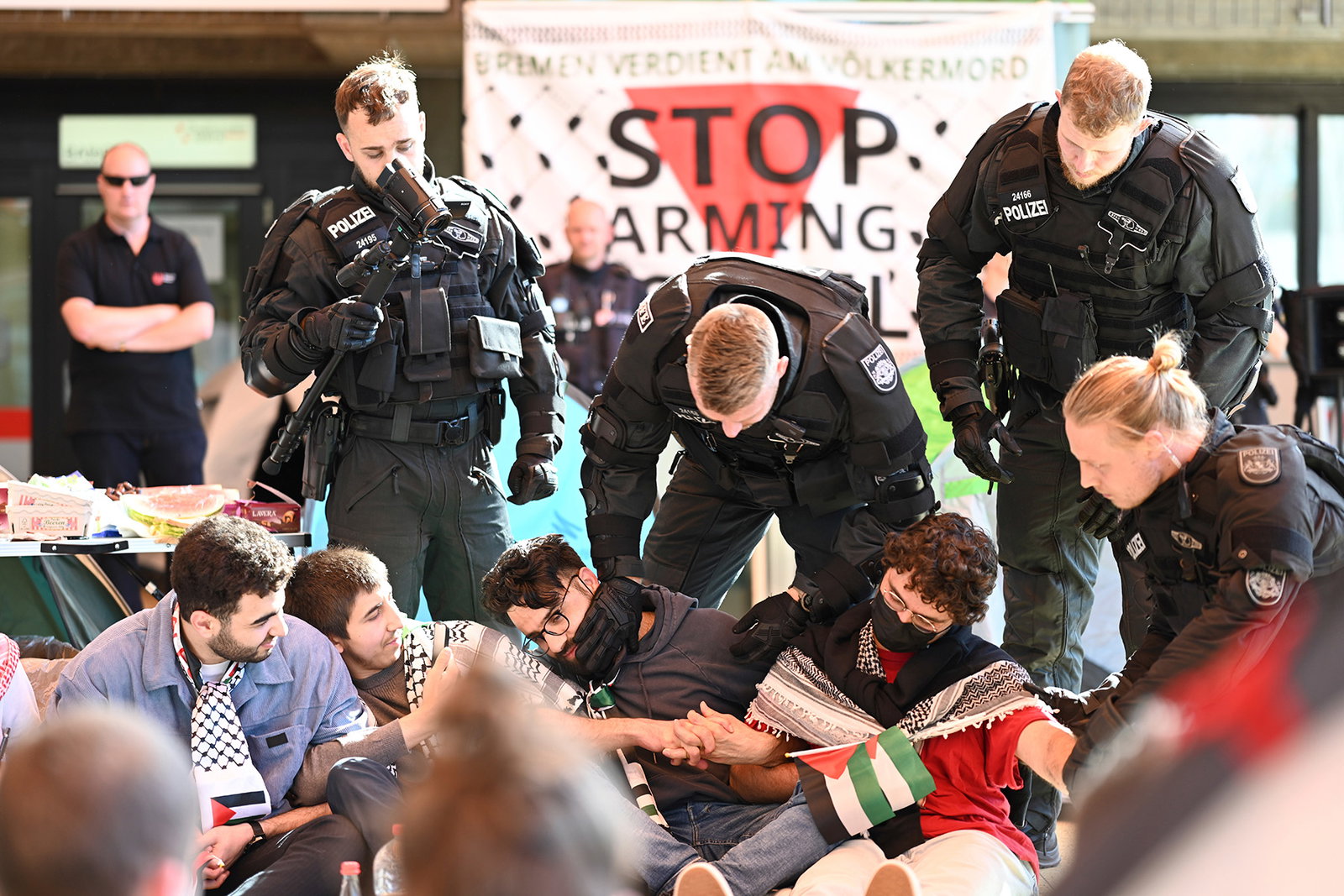 Universitetsupprop för Palestina sprider sig till Tyskland