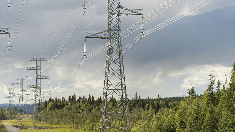 Regeringens mål om att dubbla elproduktionen kräver en kraftig utbyggnad av elnäten. Foto: Erland Segerstedt.