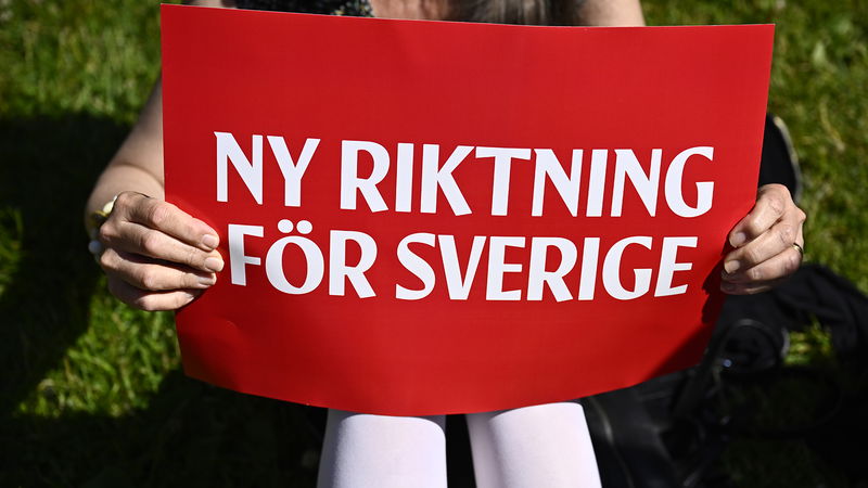 Den som vill ha en ny riktning för Sverige bör inte rösta på Socialdemokraterna, skriver den fackliga utredaren Kjell Rautio. Foto: Christine Olsson/TT.