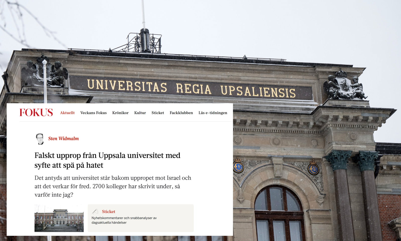 Att protestera mot folkmord är inte att underblåsa antisemitism