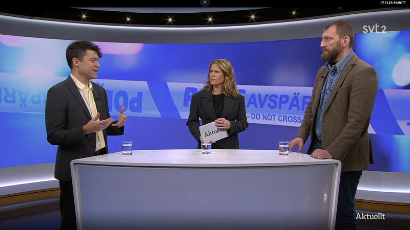 Jag försöker rädda julen från Ivar Arvpi. Foto: SVT Play.