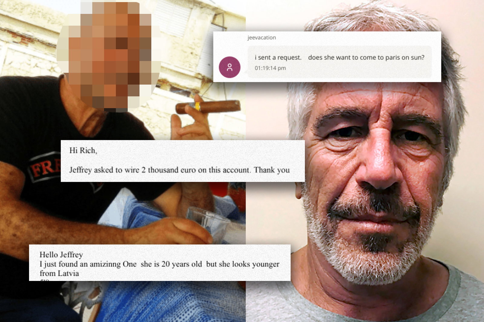 Okänd svensk skickade kvinnor till Epstein