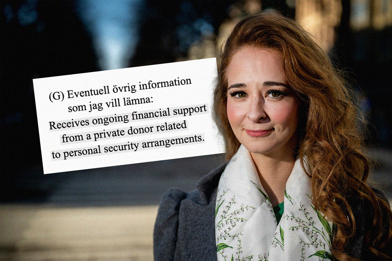 Teodorescu Måwe får ”finansiellt stöd” av anonym donator