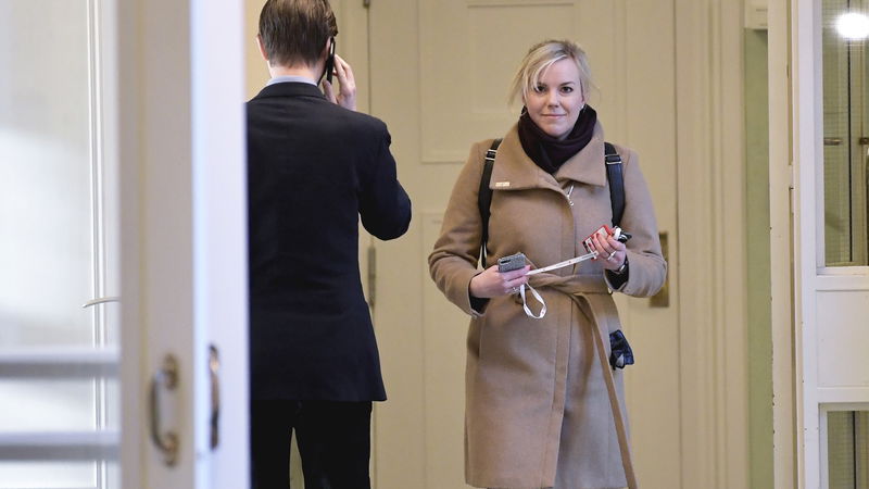 Linda Snecker gick från att vara riksdagsledamot för Vänsterpartiet till att bli lobbyist. Foto: Janerik Henriksson/TT.