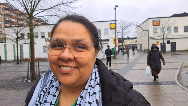 Lorena Delgado Varas står överst på förslaget till kommunvalsedel. Foto: Jacob Lundberg/Flamman.