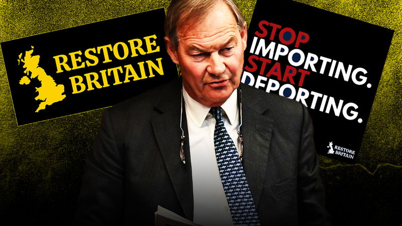 Rupert Lowe reser sig under ett anförande i det brittiska parlamentet våren 2025. Foto: Wikimedia.