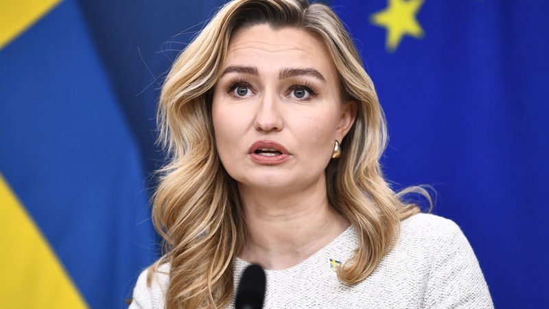 Vice statsminister Ebba Busch sade i Sveriges Radio att partiet inte kommer offentliggöra vem Alice Teodorescu Måwe tar emot pengar från. Foto: Lars Schröder / TT.