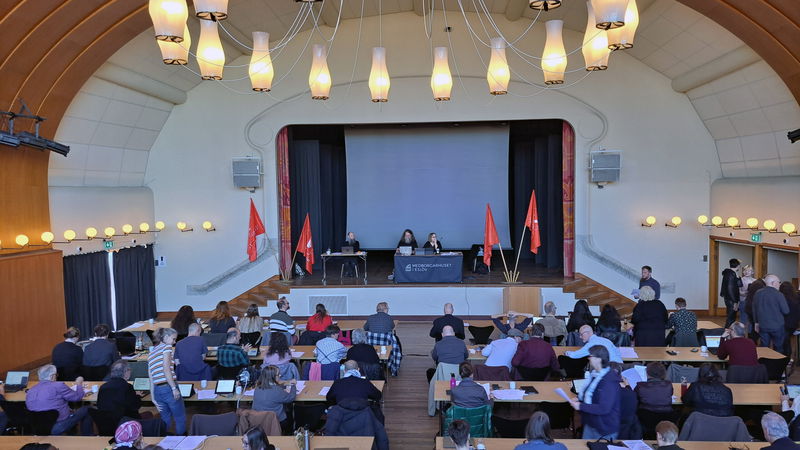 Valkonfernsen hölls i Medborgarhuset i Eslöv. Foto: Jacob Lundberg/Flamman.