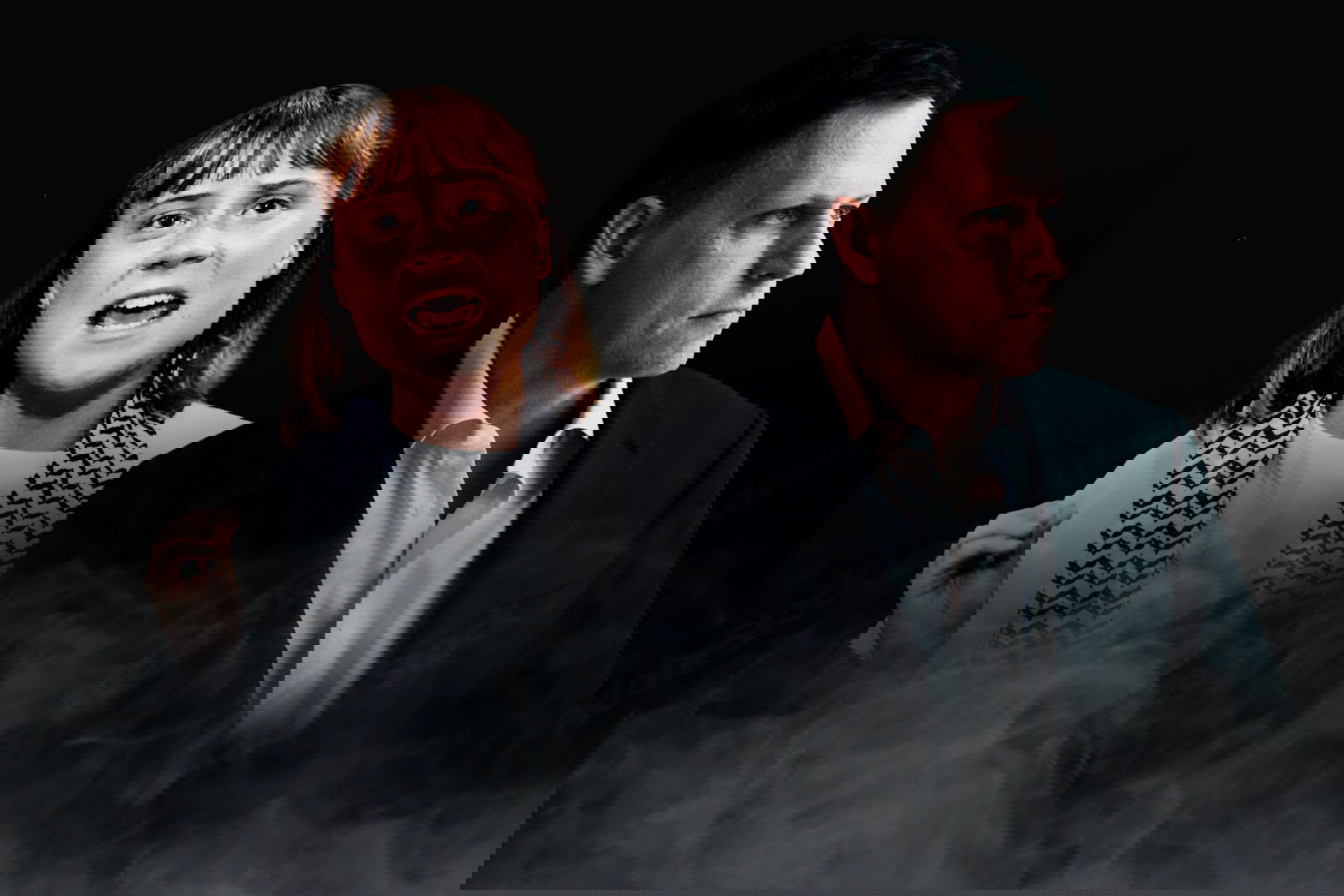 Peter Thiel menar att Antikrist har återvänt – i form av regleringar av teknikbolagen. Foto: Andrew White/The New York Times/TT, Petros Giannakouris/AP (montage).