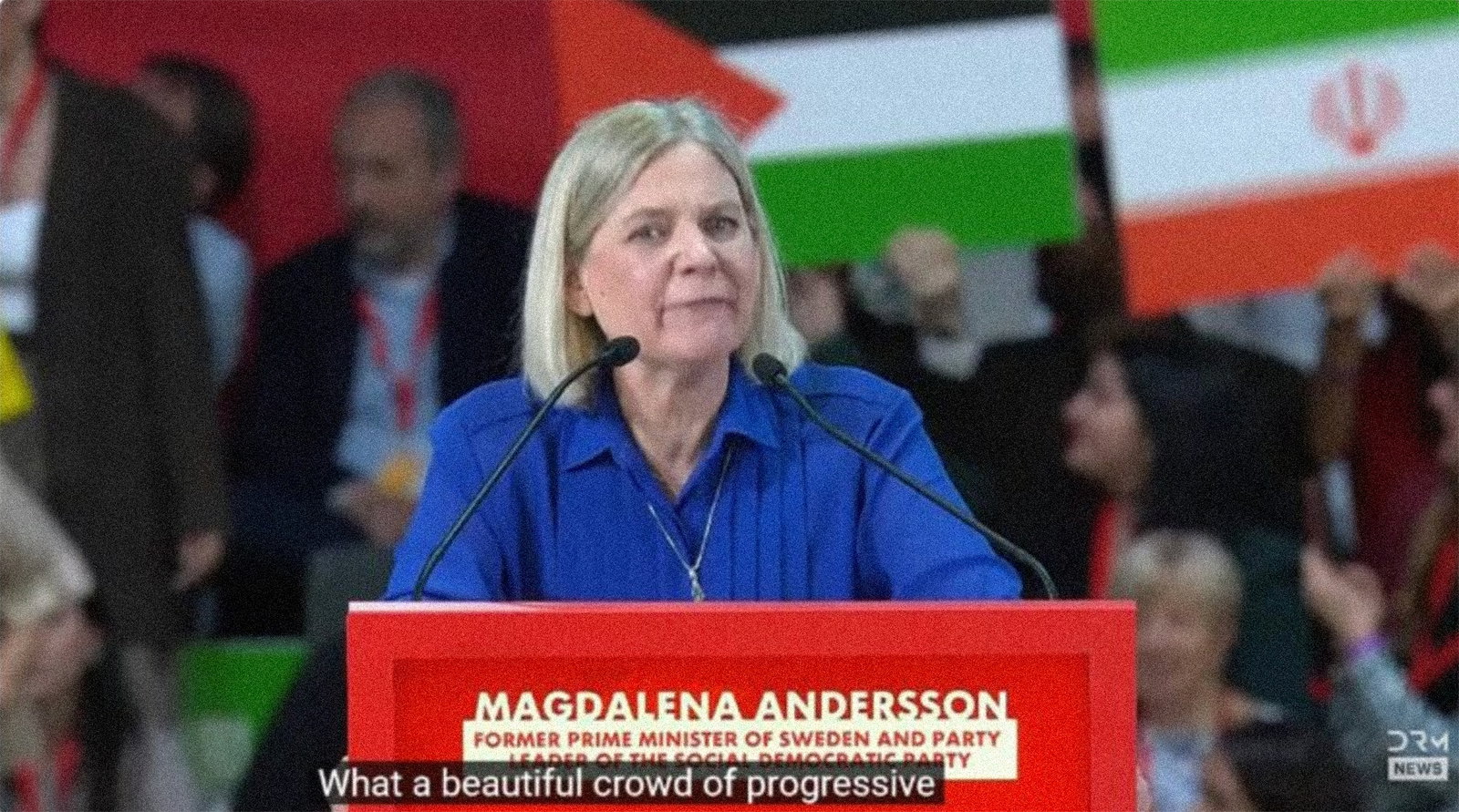 Vilka flaggor står Magdalena Andersson bakom?