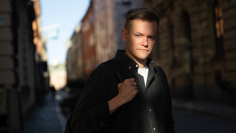 Joakim Medin i Stockholm. Foto: Fredrik Sandberg/TT