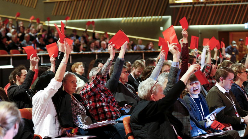 Separatismen är en högeridé för att splittra arbetarrörelsen, menar skribenten. Foto: Linn Malmén/TT.