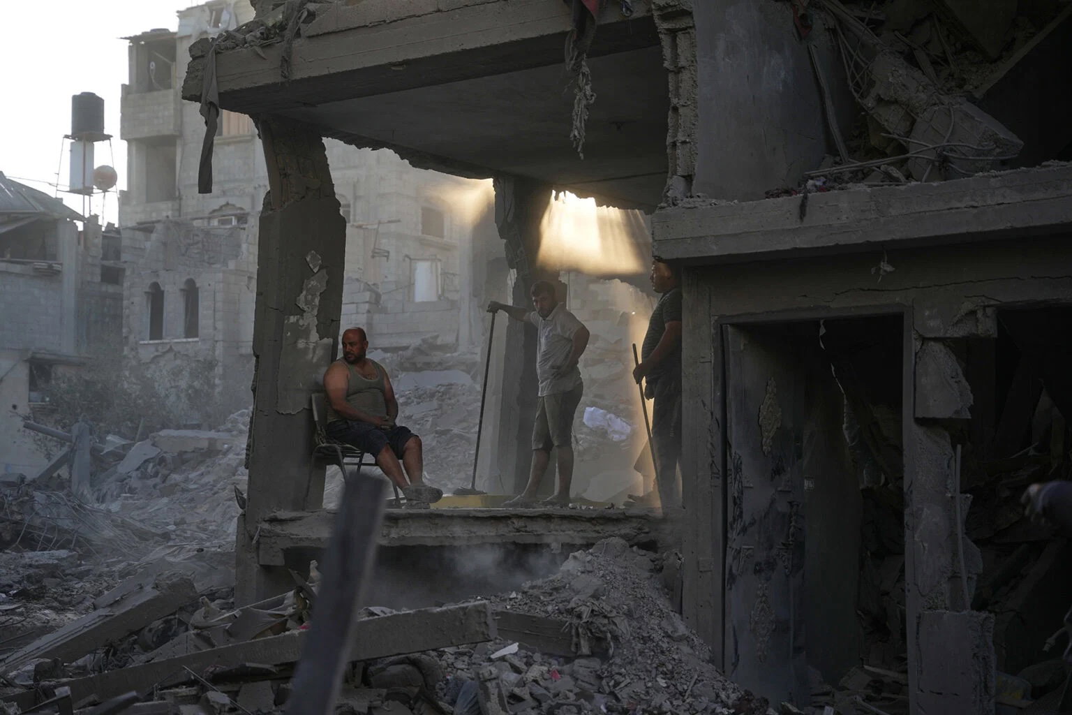 Till och med skuggan är borta i Gaza